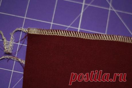 Как распустить оверлочный шов за 5 минут