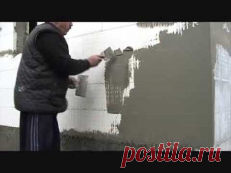 как штукатурить стену из пенопласта