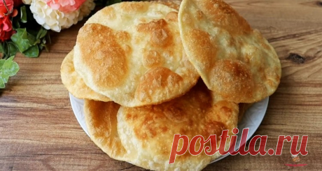 Лепешки из кипятка и муки