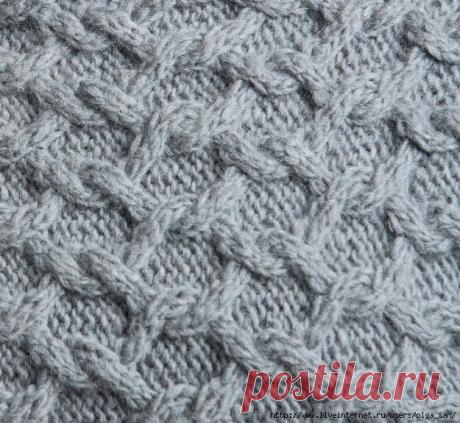 Узоры спицами..