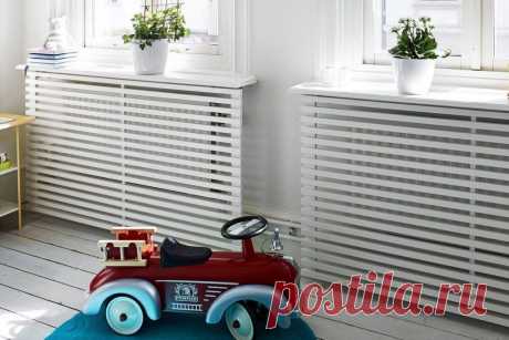 Самые разные красивые идеи, как спрятать батареи отопления — DIYIdeas