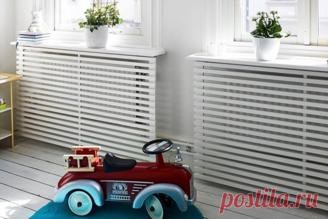 Самые разные красивые идеи, как спрятать батареи отопления — DIYIdeas