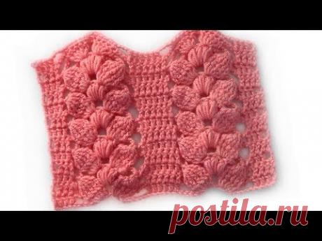 Узор Косы из шишечек