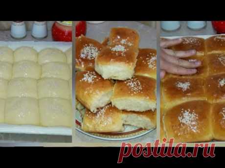 БУЛОЧКИ КАК ПУХ!😍Очень вкусные и воздушные булочки с начинкой!