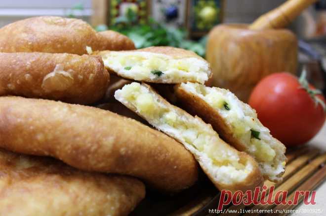 Жареные пирожки с картошкой на картофельном отваре - cамые вкусные, всеми нежно любимые