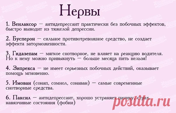 Список лекарств для первой медицинской помощи 

Забирай на стену, чтобы всегда было под рукой - для этого жми 
