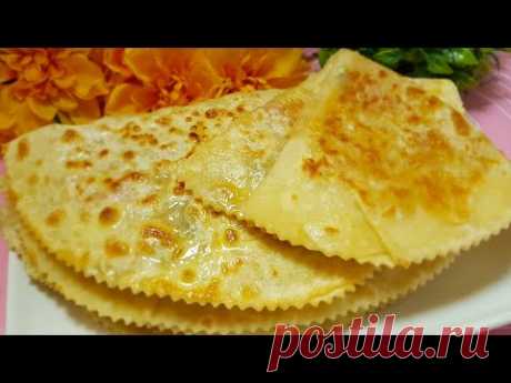 Простые лепешки с картофельной начинкой