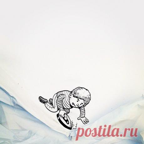 Точка, точка, запятая, вышла рожица...