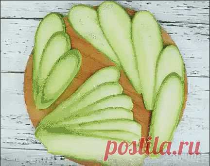 Рулетики из кабачков