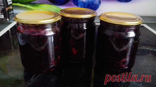 Варенье из черноплодки с грецким орехом и лимоном