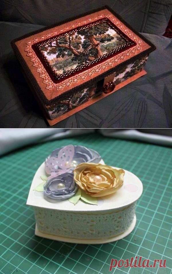 МК Шкатулки из того, что под руками! | ЖЕНСКИЙ МИР