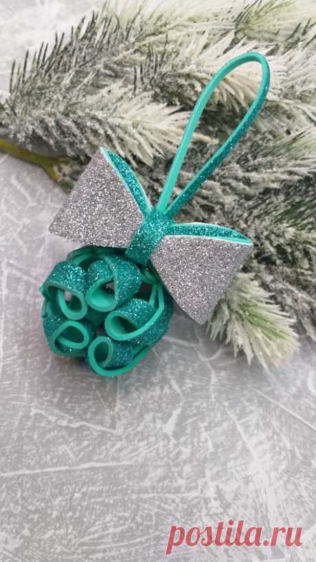 christmas tree toys, fomiran ornaments, new year decoration,