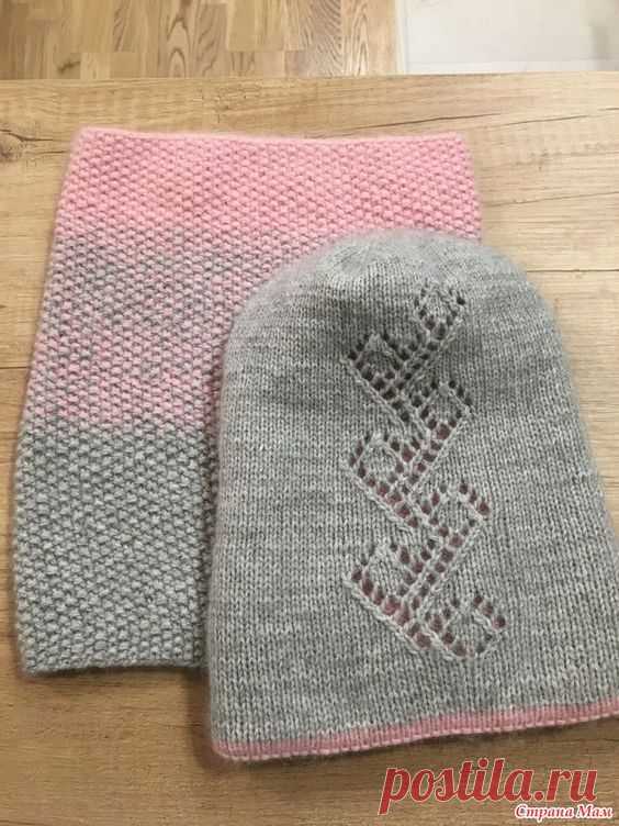 Вязание двойной двухсторонней шапочки по мотивам Madly in love with lace by Aksenik Lyudmila. ОН-ЛАЙН