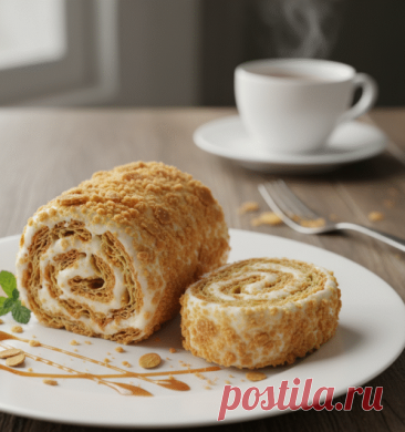 Торт «Слоеное полено» | Гурманчик - вкусные рецепты для всех