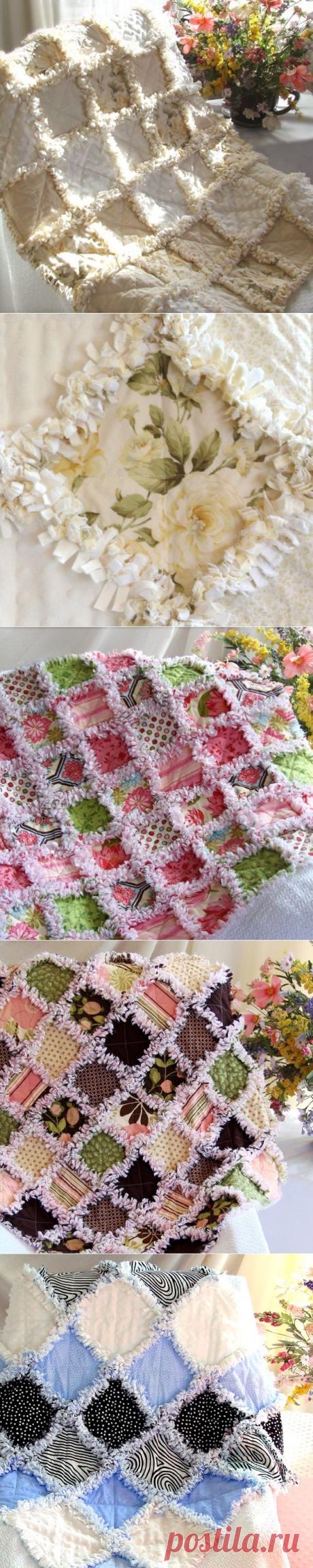 Создание лоскутных пледов — оригинальный способ.