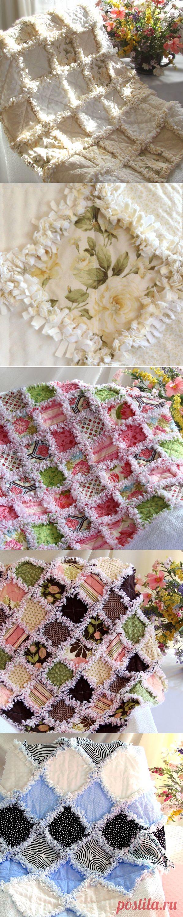 Создание лоскутных пледов — оригинальный способ.