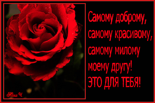 Виртуальному другу ...