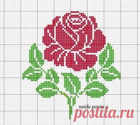 Идеи с жаккардом розы