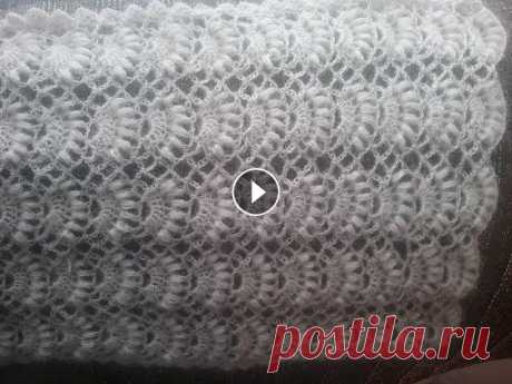 Палантин из мохеровой пряжи крючком / How crochet a scarf Из двух моточков мохера (80 грамм) получилась очень красивая вещь. Замечательный подарок. Узор в копилку. Ссылка на обзор пряжи: Ссылка на пряжу: Ссыл...