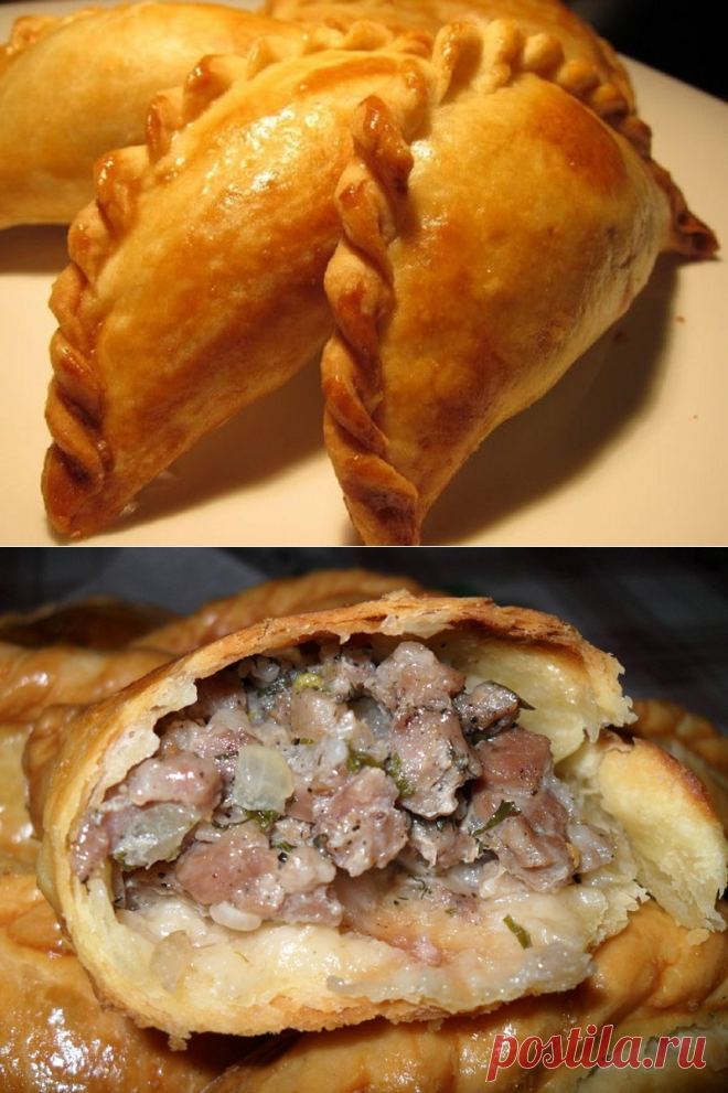Караимские пирожки с мясом! Тесто хрустит, а начинка — объедение…