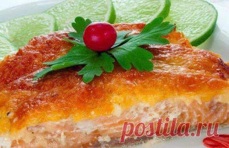 шеф-повар Одноклассники: Горбуша, запеченная с сыром