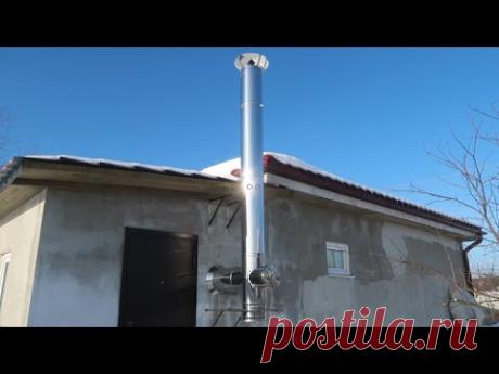 Запустили дымоход РОССТИН и вот что было