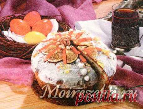 Лимонный кулич. Рецепты на Пасху.