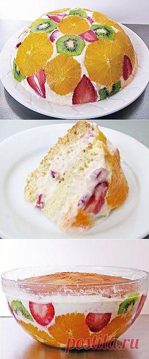 Фруктовый торт - фруктовый торт рецепт