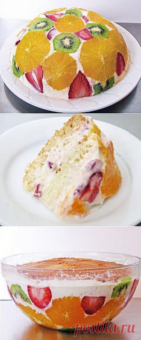 Фруктовый торт - фруктовый торт рецепт