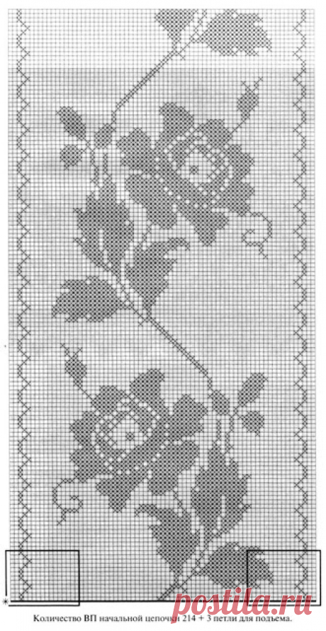 филейное вязание.схемы | Записи в рубрике филейное вязание.схемы | Дневник Skazka_68