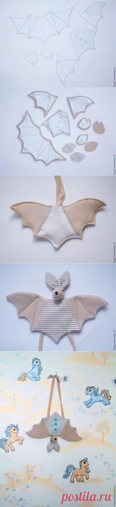 Готовимся к Хэллоуину: шьем летучую мышь