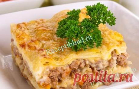 Лазанья рецепт с фаршем