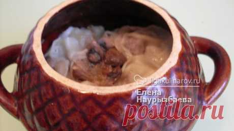 Пельмени с грибами в горшочке – рецепт с фото от Лиги Кулинаров, пошаговый рецепт