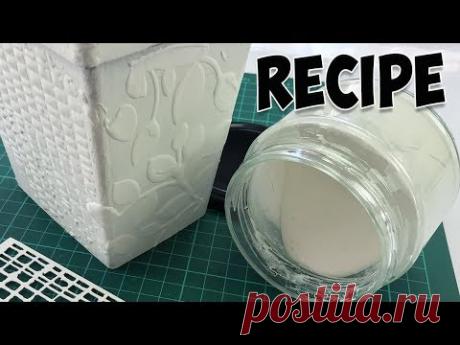 техника и рецепт текстурной пасты