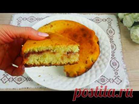 Без весов- только стакан!МАННИК-НЕЖНОСТЬ – Невероятно Простой Вкусный быстрый пирог к чаю!