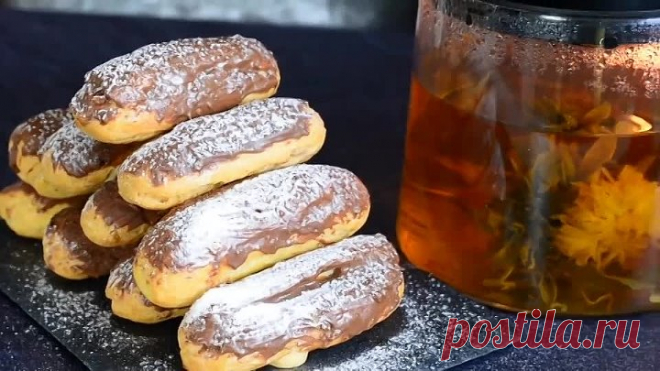 Идеальные ЗАВАРНЫЕ ПИРОЖНЫЕ со СГУЩЕНКОЙ! Получаются ВСЕГДА!
