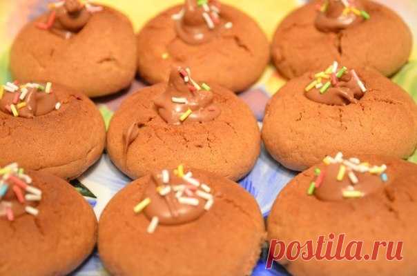 Как приготовить шоколадное печенье с корицей - рецепт, ингридиенты и фотографии