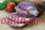 Сыровяленое мясо дома (вялится прямо в холодильнике) А вкус! М-м-м!