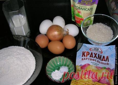 запеканочка с рисом и яйцом, быстро и вкусно!