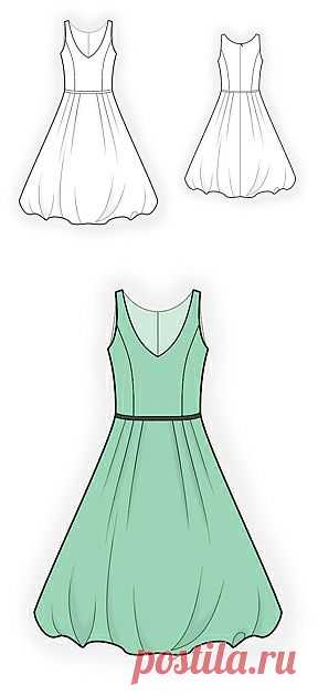 4145 ПЛАТЬЕ С ПЫШНОЙ ЮБКОЙ
Выкройки на индивидуальные размеры