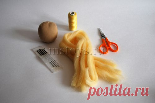 Как сделать кукле волосы. Волосы для куклы своими руками :: MSToys.ru