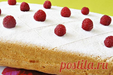 Пирог с малиной - рецепт с пошаговыми фото / Меню недели