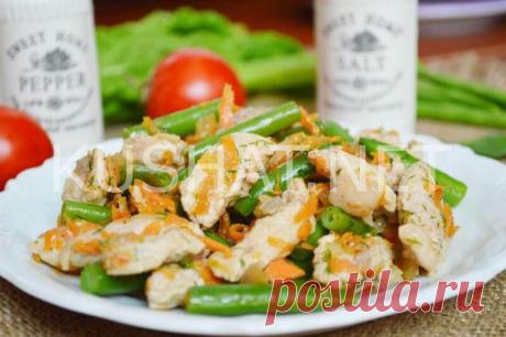 Стручковая фасоль с мясом. Пошаговый рецепт с фото - Кушать нет