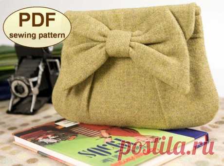 Sewing pattern to make the High Tea Clutch Bag от charliesaunt