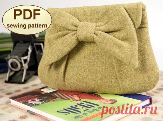 Sewing pattern to make the High Tea Clutch Bag от charliesaunt