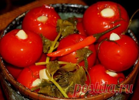Рецепт маринованных помидоров от Елены Калининой. — Чудо поваренок