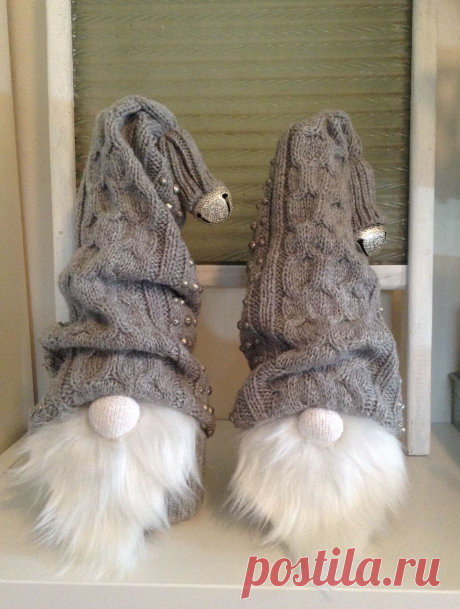 Gnomes made from socks and sweaters