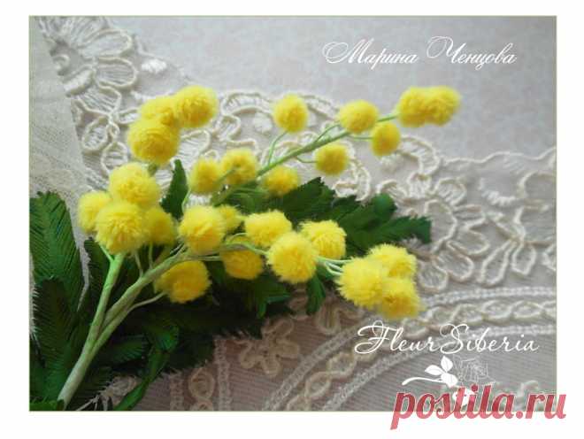 Цветы из фоамирана и глины Марины Ченцовой