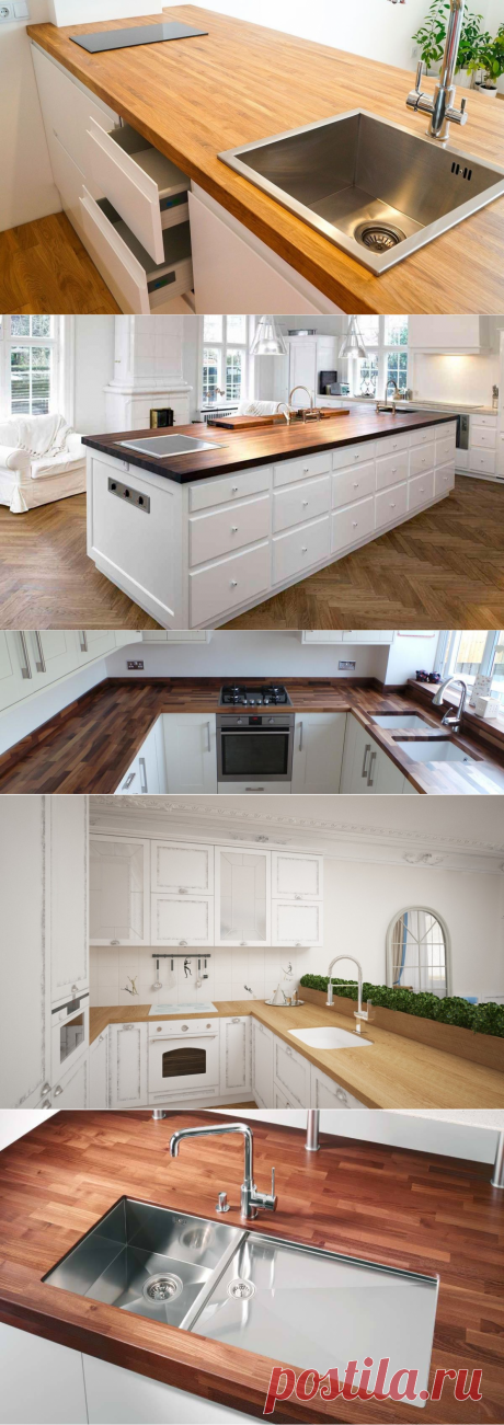 Красивые и функциональные деревянные столешницы | Роскошь и уют
