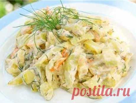 Кабачки в сметане